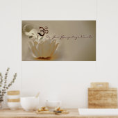 Om Gam Ganapataye Namaha-Mantra Poster (Keuken)