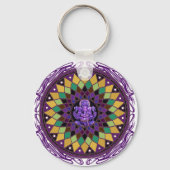 Om Ganesh Mandala Sleutelhanger (Voorkant)