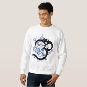 Om - Ganesha Mannen Sweat-Shirt Trui (Voorkant volledig)