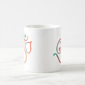 Om-ganpati-groen-oranje Koffiemok (Center)