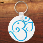 Om-ganpati-turqoise Sleutelhanger (Voorkant)