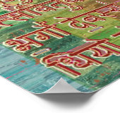 OM Gayatri Mantra Poster (Hoek)