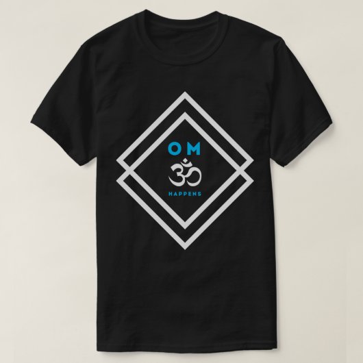 OM gebeurt wit T-shirt (Design voorkant)