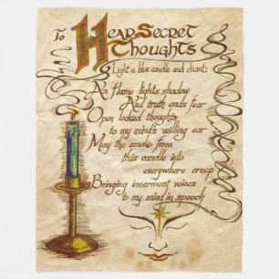 Om geheime gedachten te horen fleece deken