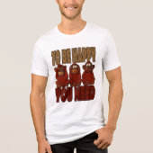 Om gelukkig te zijn heb je nodig Tri-Blend shirt (Voorkant)