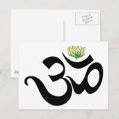 Om Gift Briefkaart (Voorkant / Achterkant)