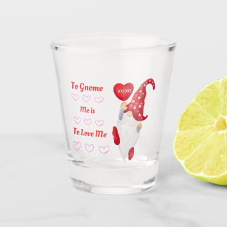Om Gnome Me te kennen is om van Me te houden op ee Shot Glas