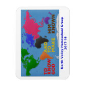 Om God te kennen en Hem bekend te maken als een vi Magneet (Verticaal)