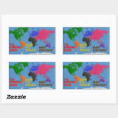 Om God te kennen en Hem bekend te maken als een vi Rechthoekige Sticker (Vel)