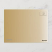 Om Gold Briefkaart personaliseren (Achterkant)