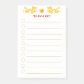 Om gouden draden op wit te maken post-it® notes (Voorkant)