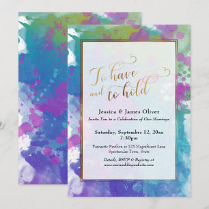 Om gouden kleurrijke artistieke ontvangst te hebbe kaart