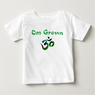Om Grown Green Baby T-shirt