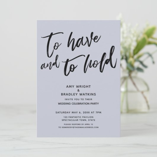 Om Handschrift Blauwe Ontvangst te hebben en te ho Kaart (Staand voorkant)