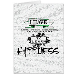 Om HAPPINESS te leren, citaat uit het leven