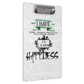 Om HAPPINESS te leren, citaat uit het leven Klembord (Rechts)