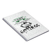 Om HAPPINESS te leren, citaat uit het leven Notitieboek (Rechterzijde)