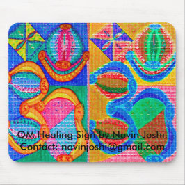 OM Healing Sign. van Navin J... Muismat