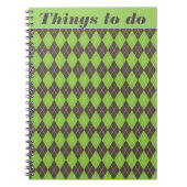 Om het boek van de lijstnota te doen. notitieboek (Voorkant)