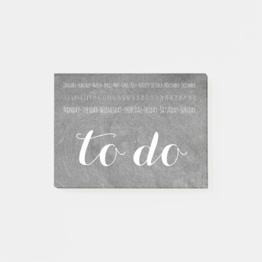 Om het Chalkboard van de Kalender te doen kijken T Post-it® Notes (Voorkant)