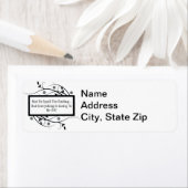 Om het einde niet te bederven etiket (Insitu)