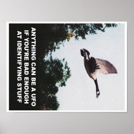 Om het even wat kan een (kleine) UFO zijn Poster