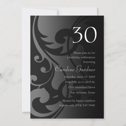 Om het even welk aantal dag Uitnodiging van de Dag (Voorkant)