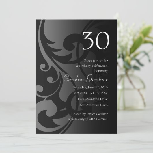 Om het even welk aantal dag Uitnodiging van de Dag (Staand voorkant)