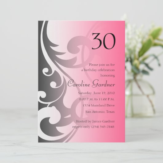 Om het even welk aantal dag Uitnodiging van de Dag (Staand voorkant)