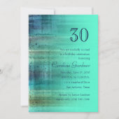 Om het even welk Aantal de Uitnodiging Aqua van de (Voorkant)
