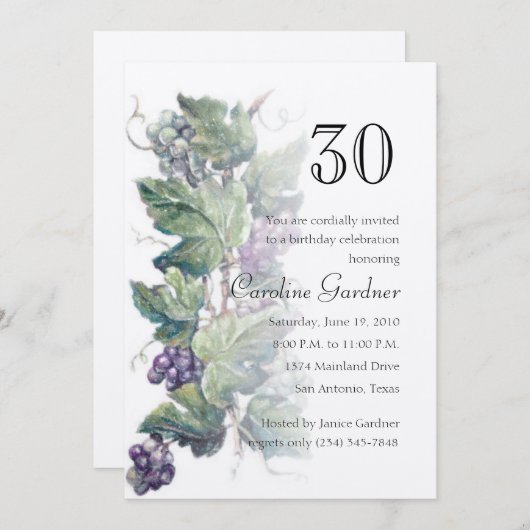 Om het even welk Aantal de Uitnodiging van de Dag (Voorkant / Achterkant)