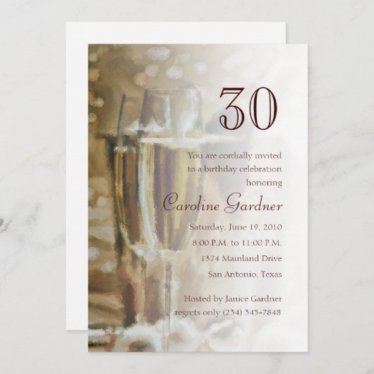 Om het even welk Aantal de Uitnodiging van de Dag  (Voorkant / Achterkant)