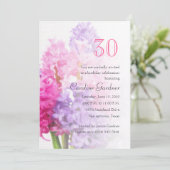 Om het even welk Aantal de Uitnodigingshyacinthe v Kaart (Staand voorkant)