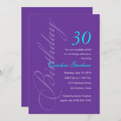 Om het even welk aantal van de Dag Uitnodiging om  (Voorkant / Achterkant)