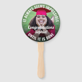 Om het even welk Citaat 2 de Inspirerend Afstudere Handwaaier