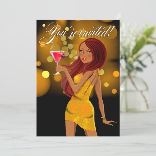 Om het even welk Doel Partij Geel van de Viering Kaart (Staand voorkant)