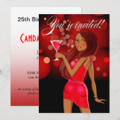 Om het even welk Doel Partij rood vieren Kaart (Voorkant / Achterkant)