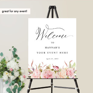 Om het even welk Gebeurtenis, Blush, Roze en Roos  Poster