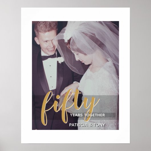 OM HET EVEN WELK JAAR - 50ste Jubileum en foto van Poster (Voorkant)