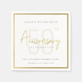 OM HET EVEN WELK JAAR ELEGANT GOLD TYPOGRAPHY JUBI SERVET (Voorkant)