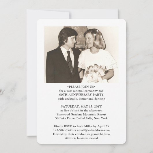 OM HET EVEN WELK Jubileum 2 Foto wij nog altijd El Kaart (Achterkant)