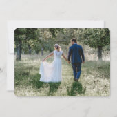 OM HET EVEN WELK Jubileum 2 Foto wij nog Vow Renew Kaart (Achterkant)