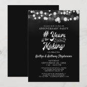 Om het even welk Jubileum Koord verlicht JAREN in Kaart (Voorkant / Achterkant)