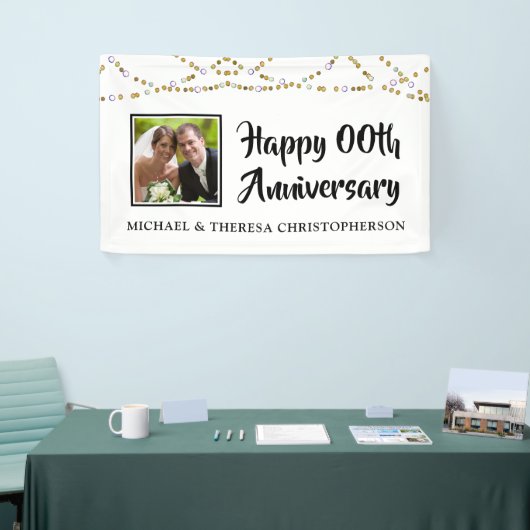 OM HET EVEN WELK Jubileum van het JAAR de Lichten  Spandoek (Beurs)