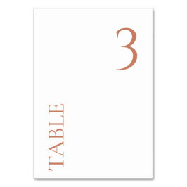 OM HET EVEN WELK NUMMER Eenvoudig Terracotta Wedin Kaart