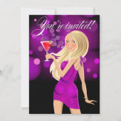 Om het even welk paars van de Partij van het Doel Kaart (Voorkant)