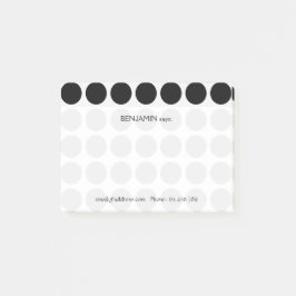  om het even welk Patroon van de Dots van de Polka Post-it® Notes