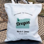 Om het even welk Tas van de Kleur Oregon Kaart Wed