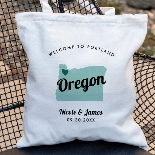 Om het even welk Tas van de Kleur Oregon Kaart Wed