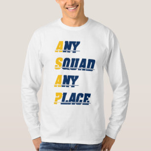 Om het even welk vierkant om het even welk Shirt v